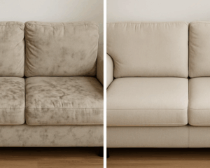 Clean Sofa in cozy living room