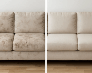 Clean Sofa in cozy living room