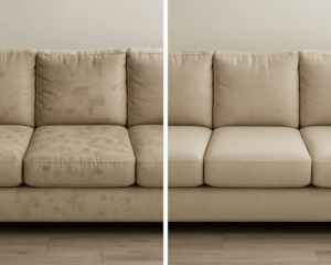 Clean Sofa in cozy living room