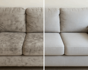Clean Sofa in cozy living room