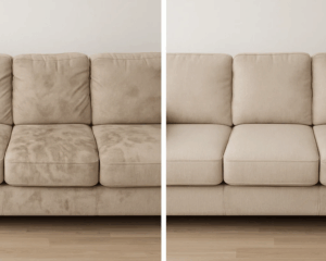 Clean Sofa in cozy living room