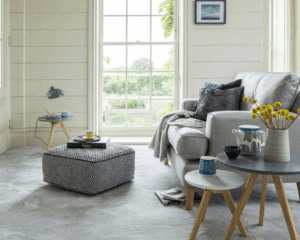 Modern home with clean carpet