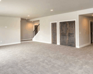 Modern home with clean carpet