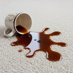 coffee spill on carpet